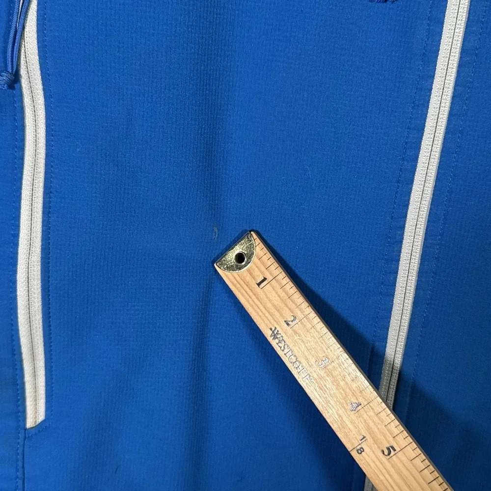 The North Face Jacket Mens Medium Blue Hooded Insulated Softshell Ski